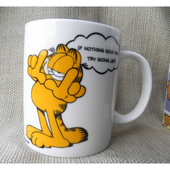 NEW by PAWS, RARE GARFIELD CERAMIC MUG 14 OUNCES, COFFEE, TEA, HOT OR COLD. - Picture 8 of 12